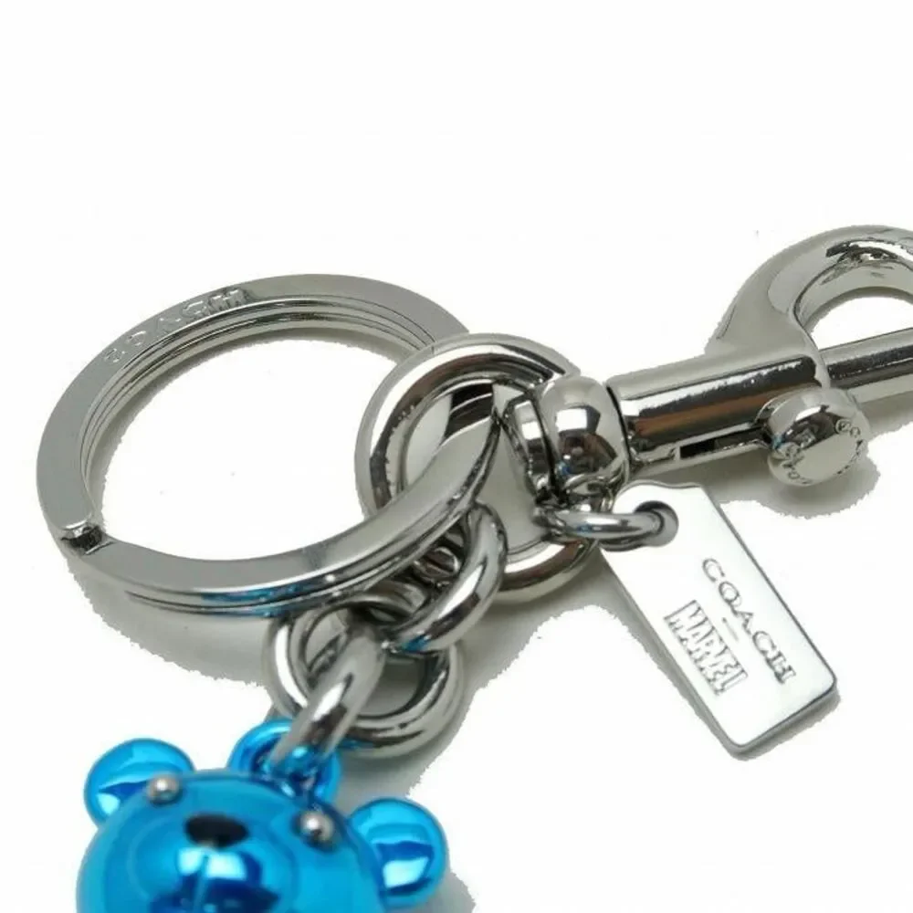 Coach Marvel‎ Captain America Bear Bag Charm Keychain NWT